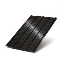 Профнастил ММ35-1000 Viking RAL9005-0.45