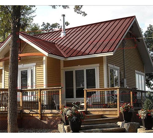 Профнастил ММ35-1000 Полиэстер RAL3009 -0.45