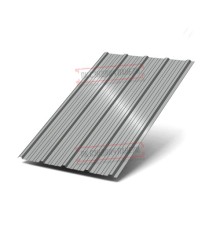 Профнастил ММ35-1000 Norman RAL9006-0.5