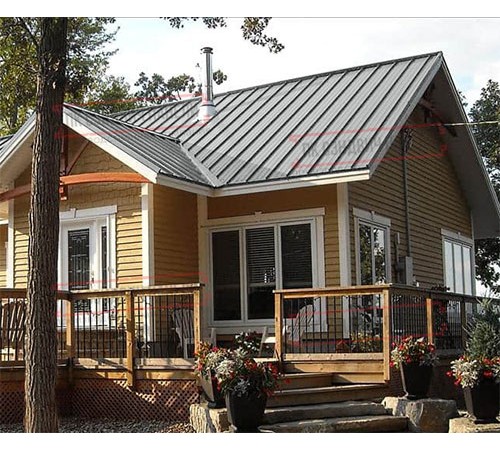 Профнастил ММ35-1000 Norman RAL9006-0.5