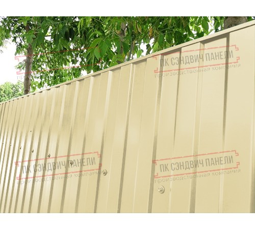 Профилированный лист МП10х1100 Полиэстер RAL1014-0.4