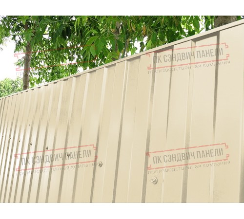 Профилированный лист МП10х1100 Полиэстер RAL1015-0.7