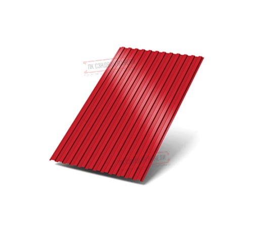 Профилированный лист МП10х1100 Полиэстер RAL3020-0.7