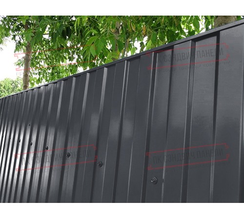 Профилированный лист МП10х1100 Norman RAL7024-0.5