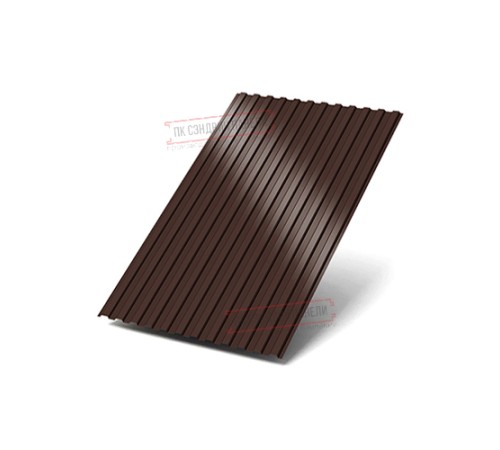 Профилированный лист МП10х1100 Полиэстер RAL8017-0.7