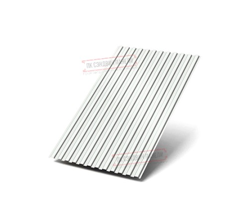 Профилированный лист МП10х1100 Полиэстер двусторонний RAL90039003-0.45