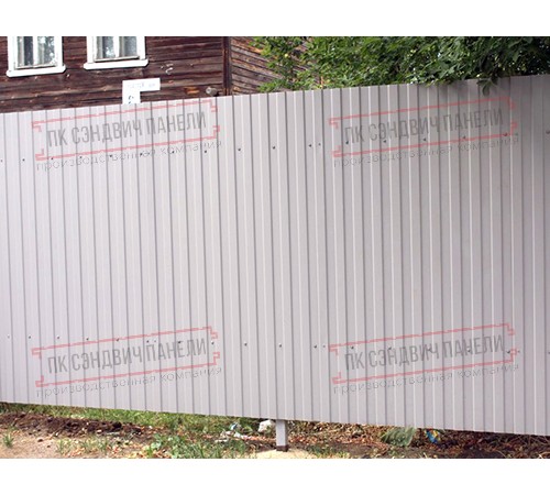 Профилированный лист МП10х1100 Пластизол RAL9010-0.5