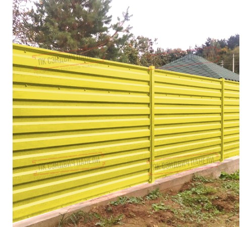 Профилированный лист МП35-1035 Полиэстер RAL-1018-0.45