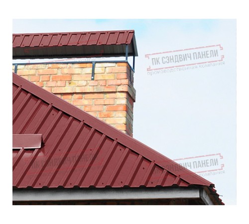 Профнастил МП35-1035 Полиэстер RAL-3011-0.45