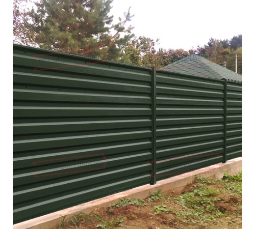 Профилированный лист МП35-1035 Viking RAL-6007-0.45