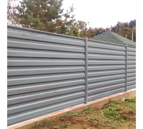 Профилированный лист МП35-1035 Полиэстер RAL-7004-0.5