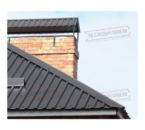 Профнастил МП35-1035 Полиэстер RAL-7024-0.5