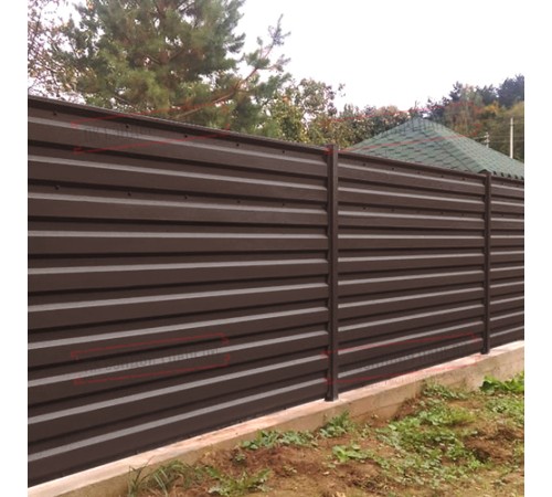 Профилированный лист МП35-1035 Пурман RAL-8017-0.5