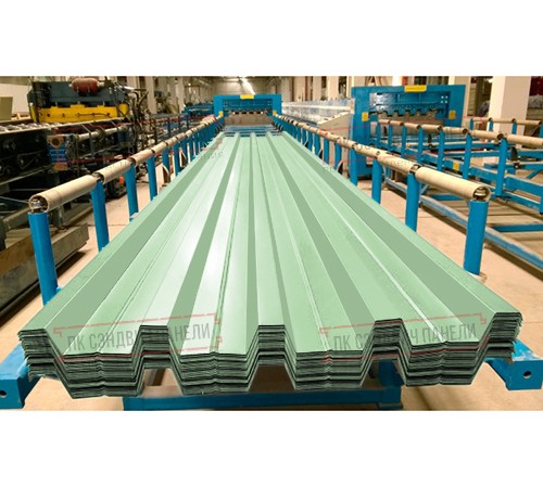 Профилированный лист Н60-845, Norman RAL-6019-0.5