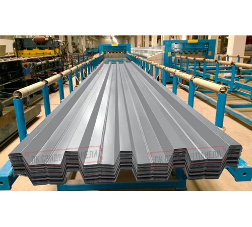 Профнастил Н60-845 Полиэстер RAL-7004-0.5