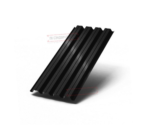 Профилированный лист Н60-845, Пурман RAL-9005-0.5