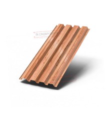 Профнастил Н60-845 ECOSTEEL_T-Кедр-0.5