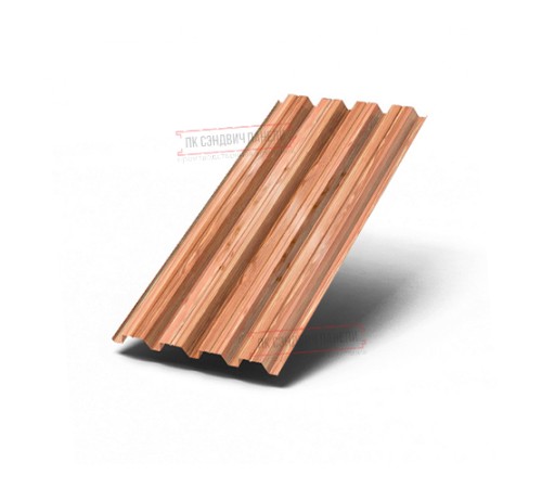 Профнастил Н60-845 ECOSTEEL_T-Кедр-0.5