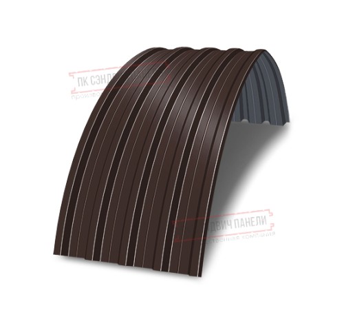 Арочный профнастил самонесущий окрашенный Н60-0.9 цена за пог.м.