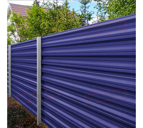 Профилированный лист НС35-1000 Norman RAL5002-0.5