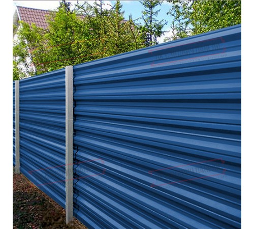 Профилированный лист НС35-1000 Полиэстер RAL5005-0.45