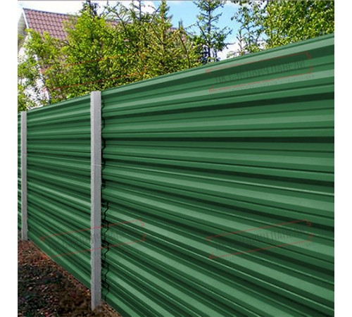 Профилированный лист НС35-1000 Полиэстер RAL6002-0.5