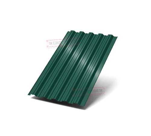 Профнастил НС35-1000 Полиэстер двусторонний RAL-60056005-0.45