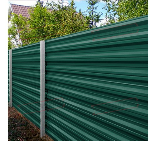 Профилированный лист НС35-1000 Полиэстер RAL6005-0.5