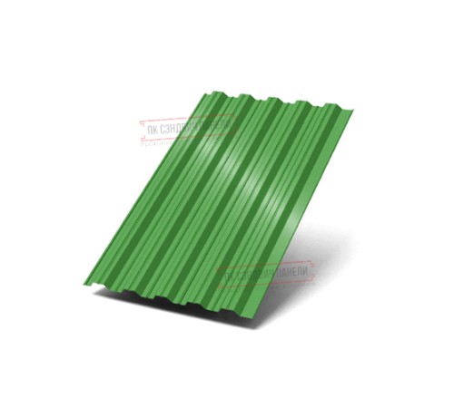 Профнастил НС35-1000 Полиэстер RAL-6018-0.5
