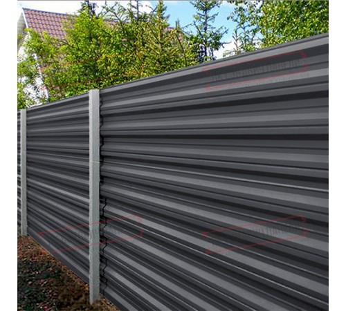 Профилированный лист НС35-1000 Полиэстер RAL7024-0.45