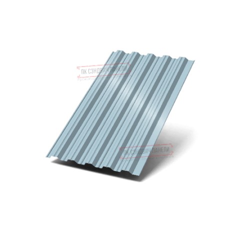 Профилированный лист НС35-1000 Призма Met.Blue-0.5