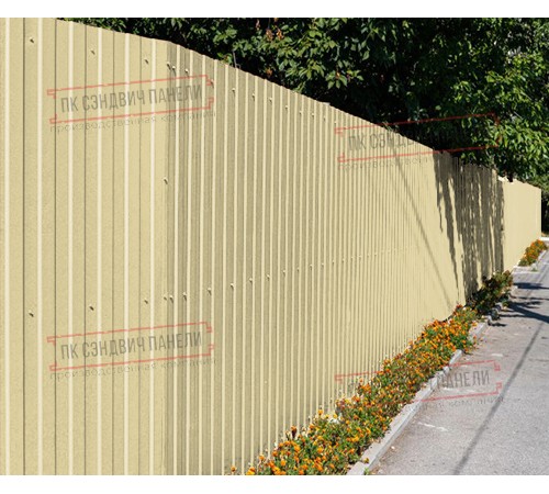 Профилированный лист С8х1150 Полиэстер RAL1014-0.45