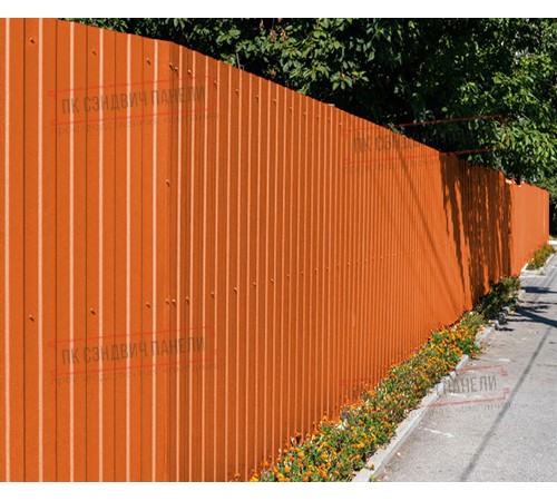 Профилированный лист С8х1150 Полиэстер RAL2004-0.5