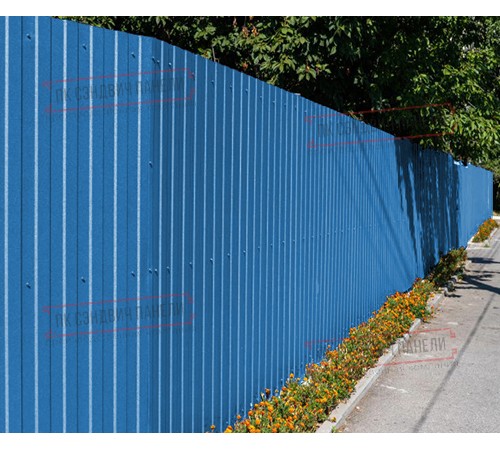 Профилированный лист С8х1150 Полиэстер RAL5015-0.7