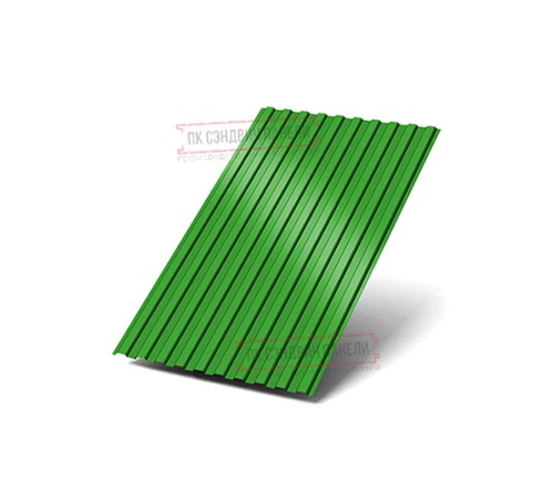 Профилированный лист С8х1150 Полиэстер RAL6018-0.5