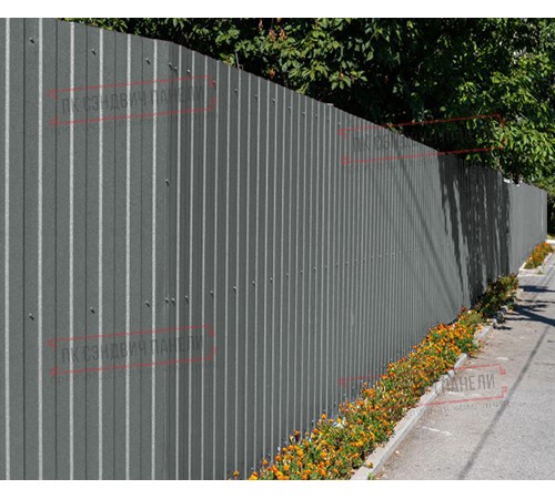 Профилированный лист С8х1150 Полиэстер RAL7005-0.45