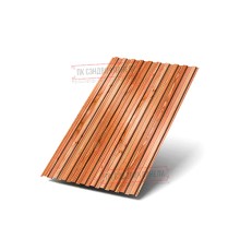 Профилированный лист С8х1150 ECOSTEEL_T-Кедр-0.5