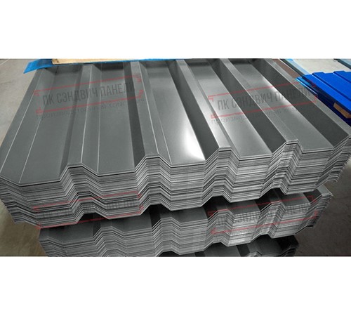 Профилированный лист С44-1000 Полиэстер RAL7005-0.45