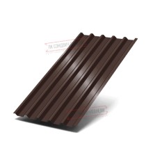 Профилированный лист С44-1000 Полиэстер RAL8017-0.45
