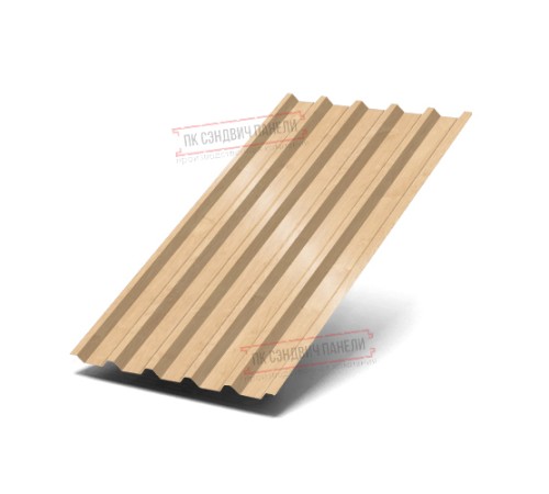 Профилированный лист С44-1000 ECOSTEEL-Клен-0.5