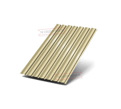 Профилированный лист С-15-1190-0.5 (с гранью) Пурал RAL 1014