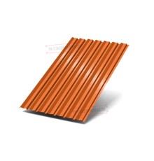 Профилированный лист С-15-1190-0.5 (с гранью) (Rooftop Glance) RAL 2004