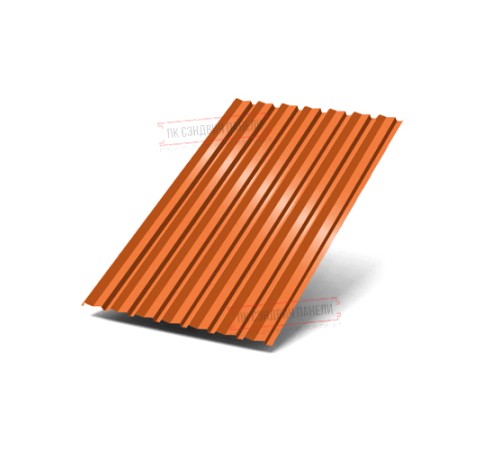 Профилированный лист С-15-1190-0.5 (с гранью) (Rooftop Matte) RAL 2004
