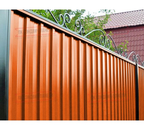 Профилированный лист С-15-1190-0.5 (с гранью) (Rooftop Matte) RAL 2004