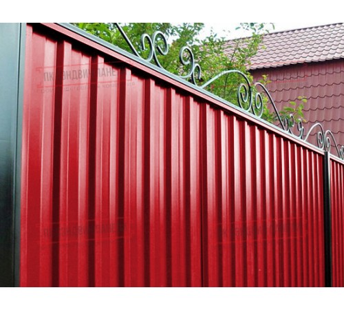 Профилированный лист С-15-1190-0.5 (с гранью) Пурал RAL 3020