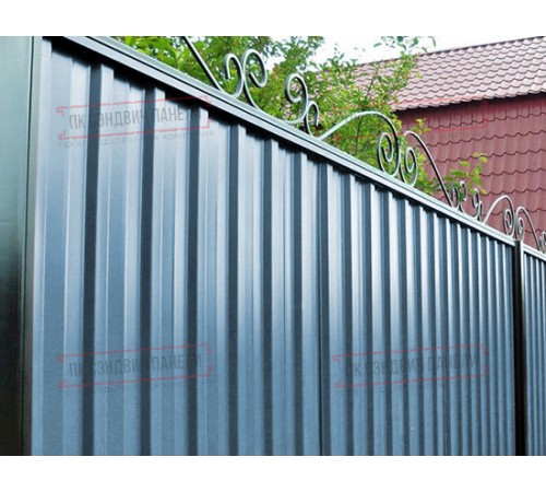 Профилированный лист С-15-1190-0.6 (с гранью) Полиэстер RAL 5024