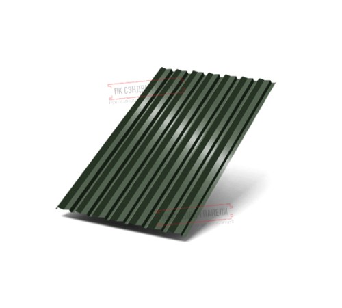 Профилированный лист С-15-1190-0.5 (с гранью) (Rooftop Glance) RAL 6020