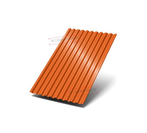 Профилированный лист C21х1000 Полиэстер RAL2004-0.7