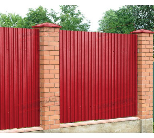 Профилированный лист C21х1000 Полиэстер RAL3020-0.7