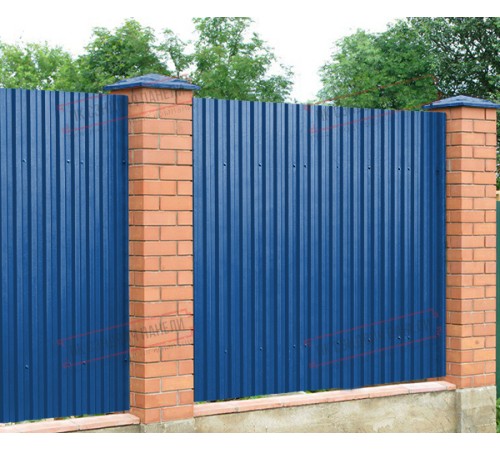 Профилированный лист C21х1000 Полиэстер RAL5005-0.45